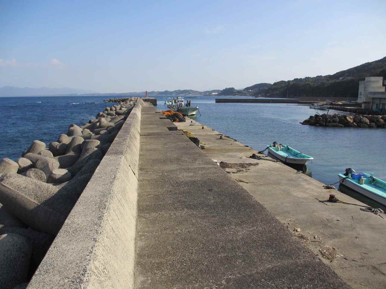 島根県の海釣り・出雲市・小田漁港